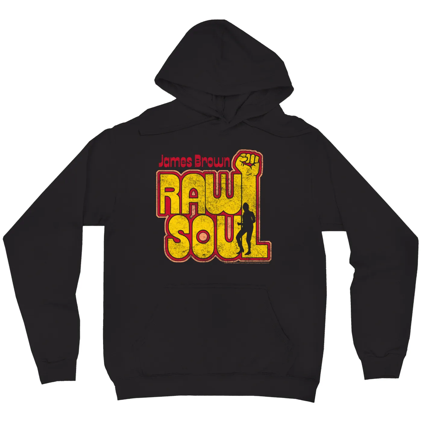 James Brown Hoodie | Raw Soul Distressed James Brown Hoodie