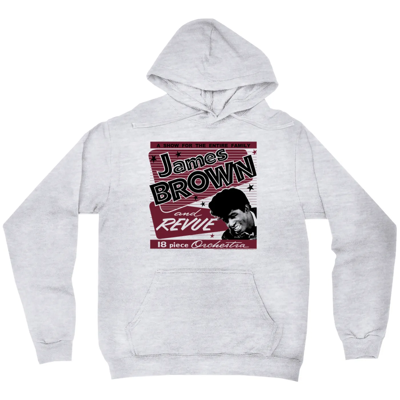 James Brown Hoodie | Retro Revue Concert Poster James Brown Hoodie