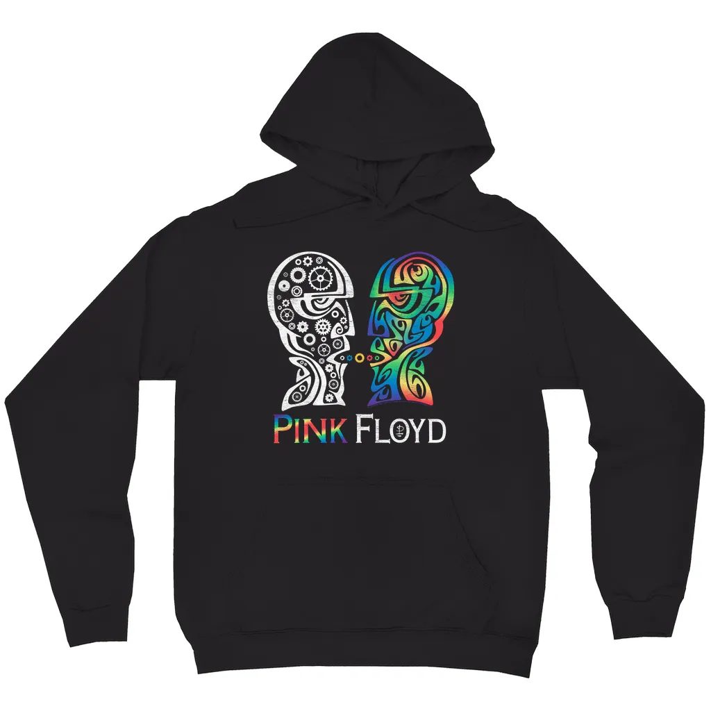Hoodie | Division Bell Colorful Tribal Design Distressed Hoodie