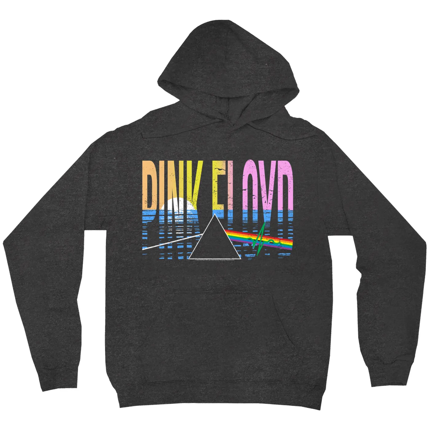 Pink Floyd Hoodie | Dark Side Of The Moon Tropical Sunset Pink Floyd Hoodie