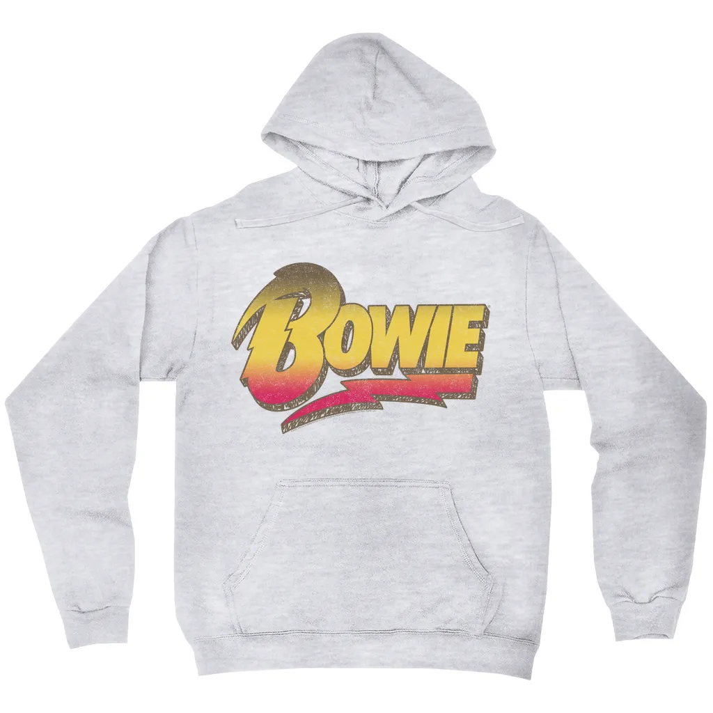 Hoodie | Funky Bolt Logo Ombre Distressed Hoodie