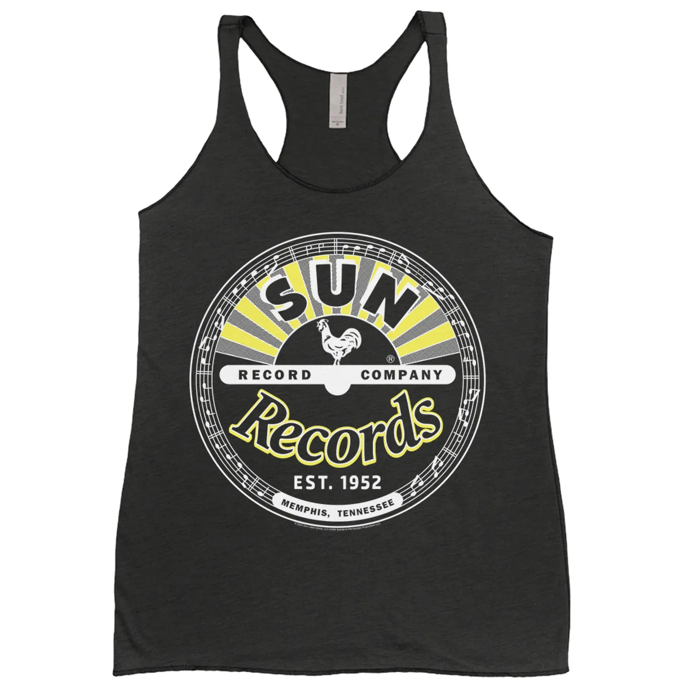 Sun Records Ladies' Tank Top | Sunshine Yellow 1952 Logo Sun Records Shirt