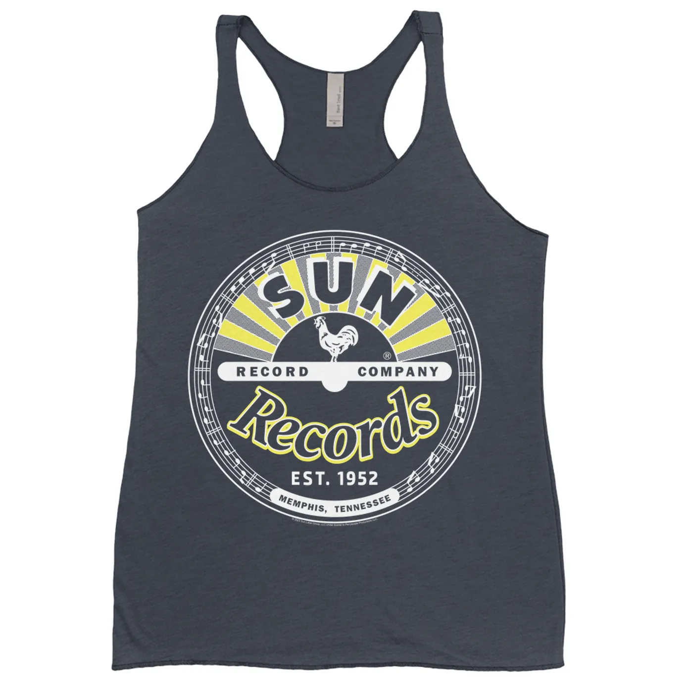 Sun Records Ladies' Tank Top | Sunshine Yellow 1952 Logo Sun Records Shirt