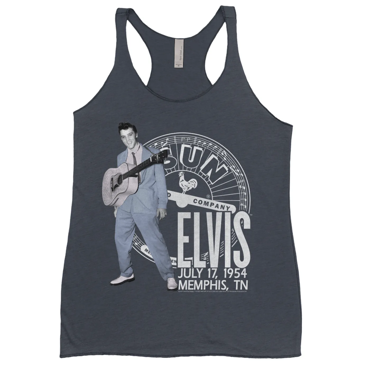 Elvis Presley Sun Records Ladies' Tank Top | Live In Concert July 1954 Sun Records Shirt