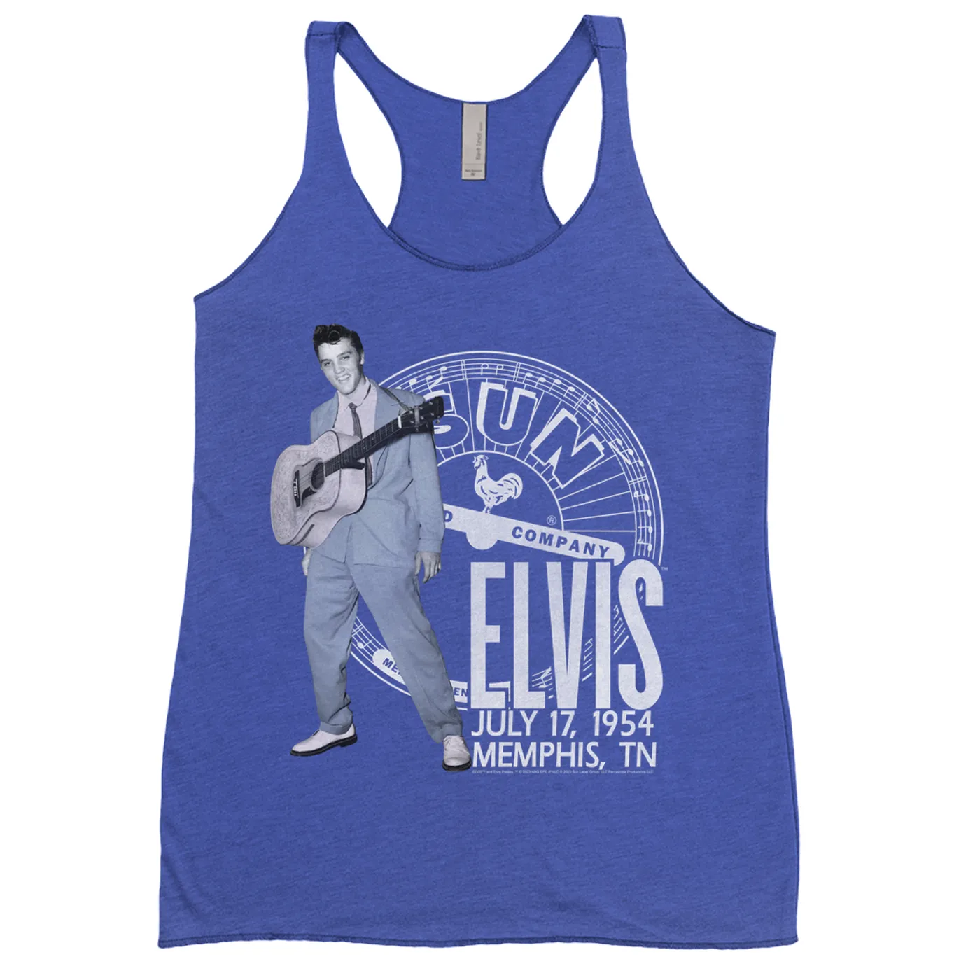 Elvis Presley Sun Records Ladies' Tank Top | Live In Concert July 1954 Sun Records Shirt