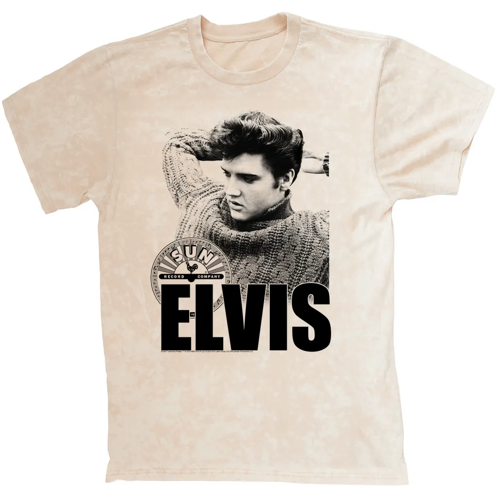 Sun Records T-shirt | Book Cover Photo With Record Label (Equineop Exclusive) Sun Records Mineral Wash Shirt