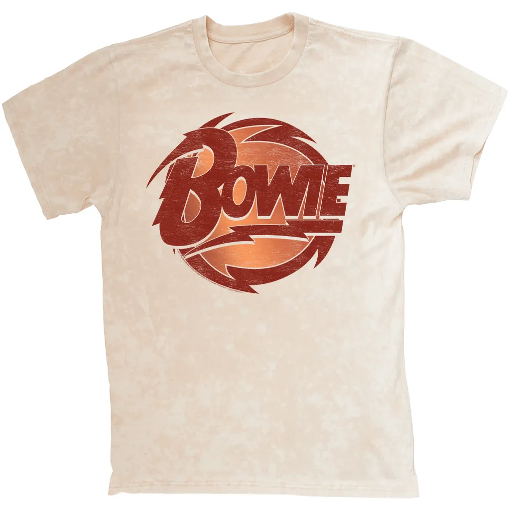 T-shirt | Bolted Bowie Circular Logo Distressed (Equineop Exclusive) Mineral Wash Shirt
