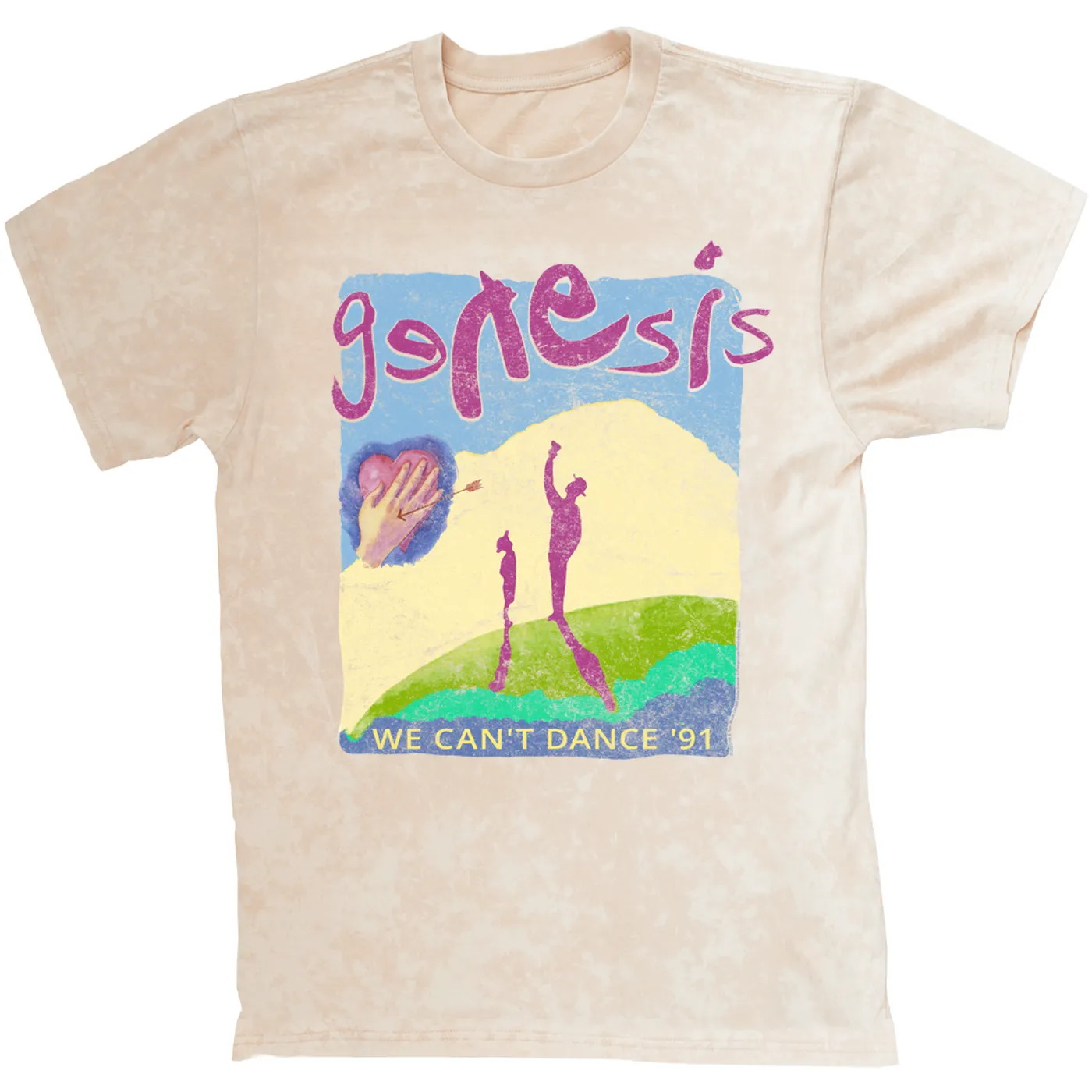 Genesis T-shirt | 1992 We Can't Dance Concert Genesis Mineral Wash Shirt