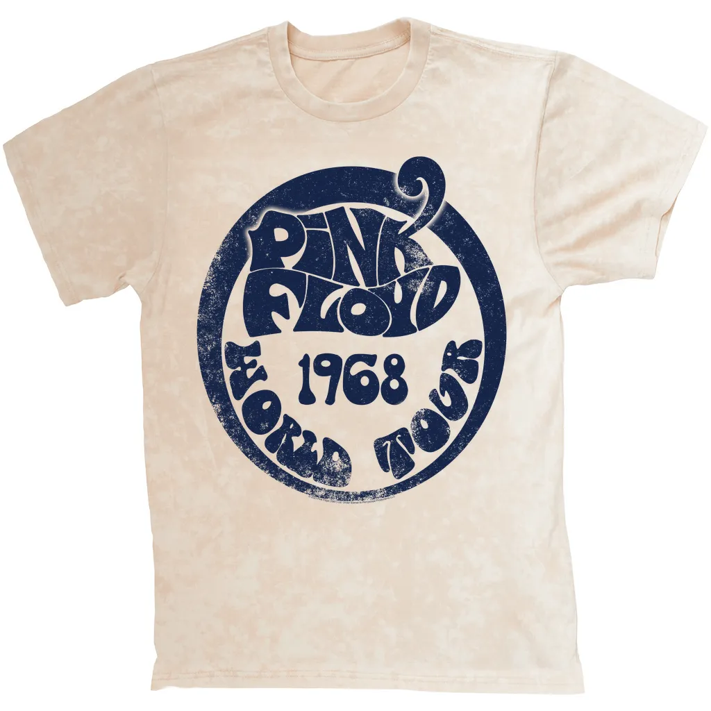 T-shirt | Groovy 1968 World Tour Design Distressed (Equineop Exclusive) Mineral Wash Shirt