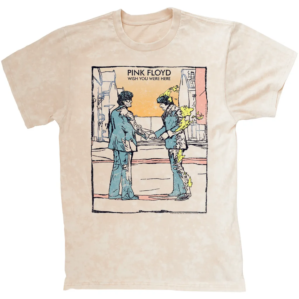T-shirt | Watercolor Wish You Were Here Mineral Wash Shirt