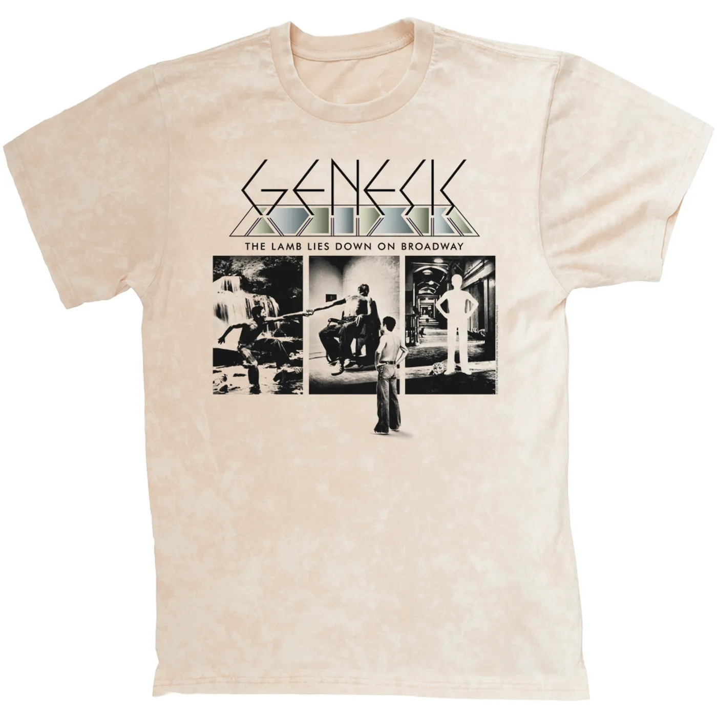 Genesis T-shirt | The Lamb Lies Down On Broadway Poster Genesis Mineral Wash Shirt