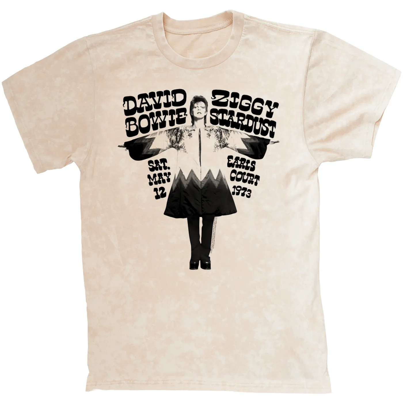 David Bowie T-shirt | 1973 Earl's Court Promotion (Merchbar Exclusive) David Bowie Mineral Wash Shirt