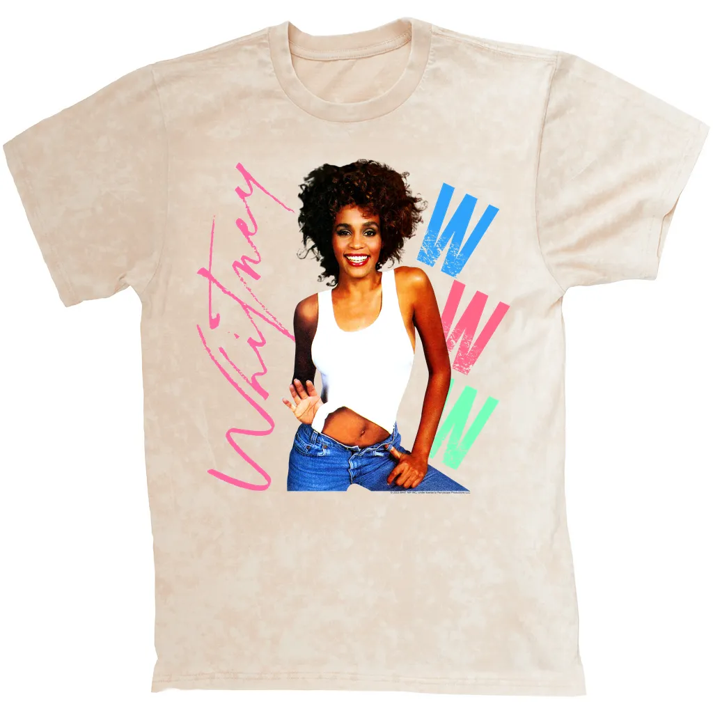 T-shirt | Whitney Pastel W Design (Equineop Exclusive) Mineral Wash Shirt