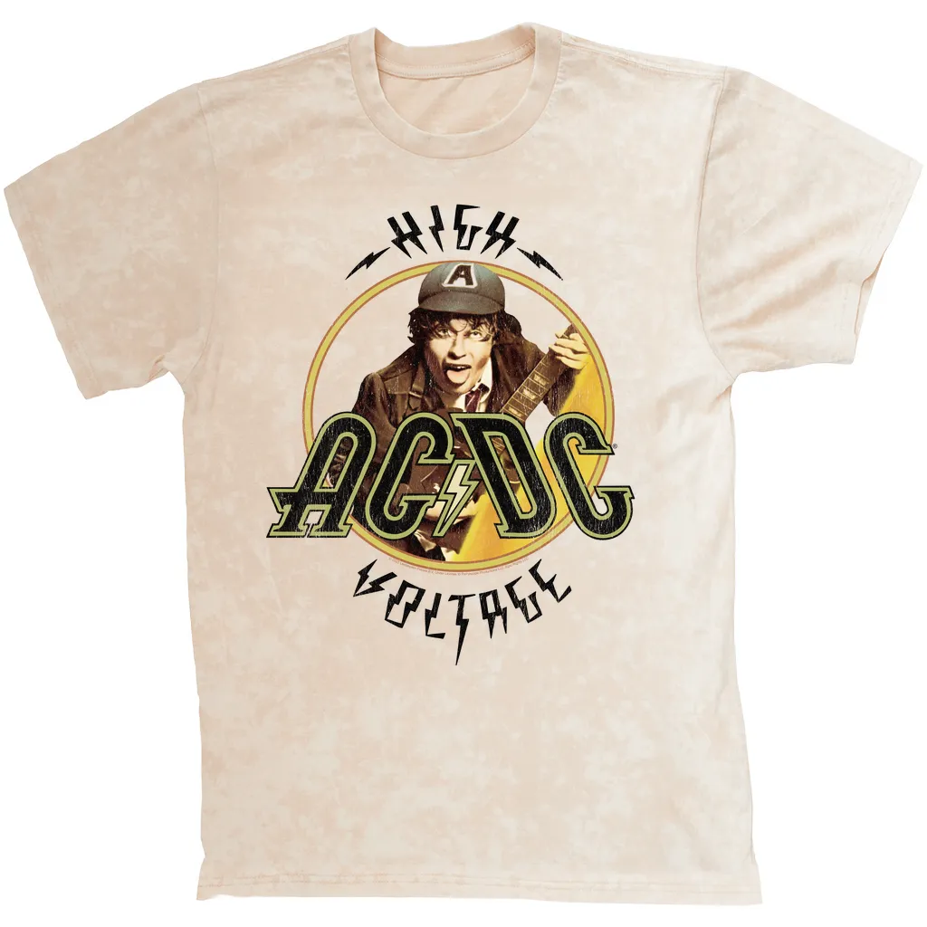 T-shirt | High Voltage Album Design Distressed (Equineop Exclusive) Mineral Wash Shirt