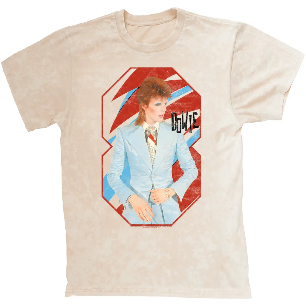 T-shirt | Retro Reissue Aladdin Sane Design Mineral Wash Shirt