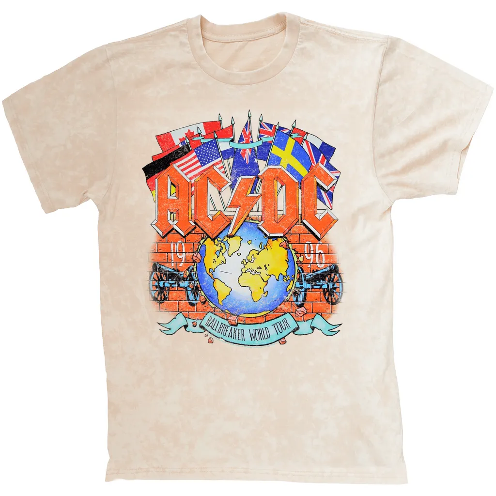 T-shirt | Ballbreaker World Tour 1996 Mineral Wash Shirt