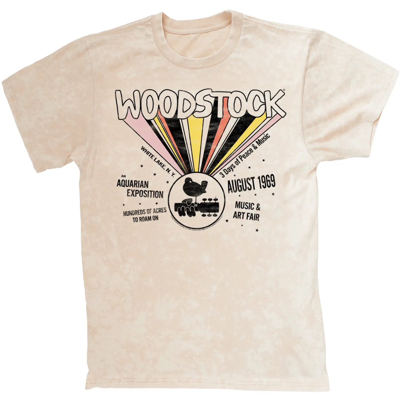 Woodstock T-shirt | An Aquarian Exposition Woodstock Mineral Wash Shirt