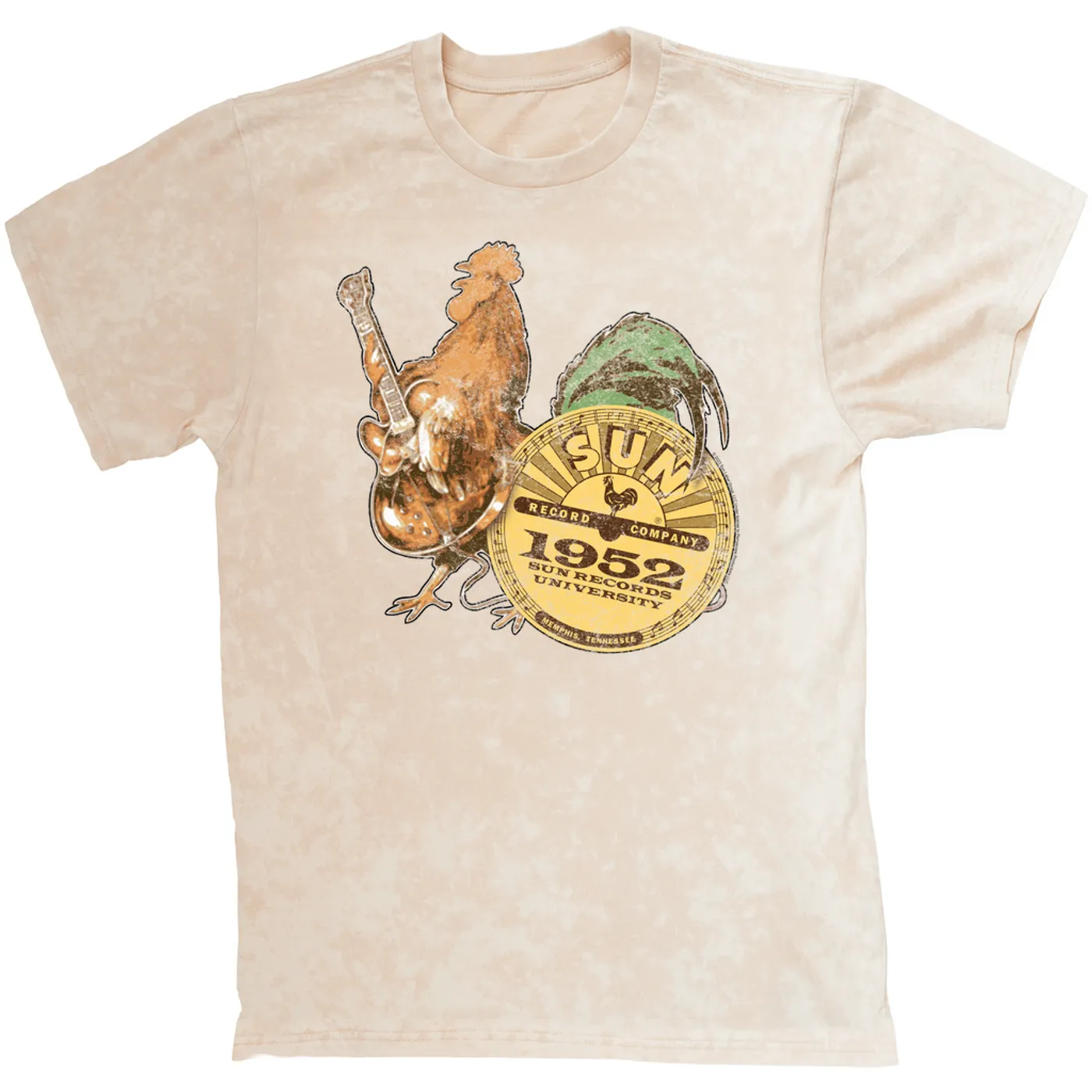 Sun Records T-shirt | 1952 Red Rooster University Sun Records Mineral Wash Shirt