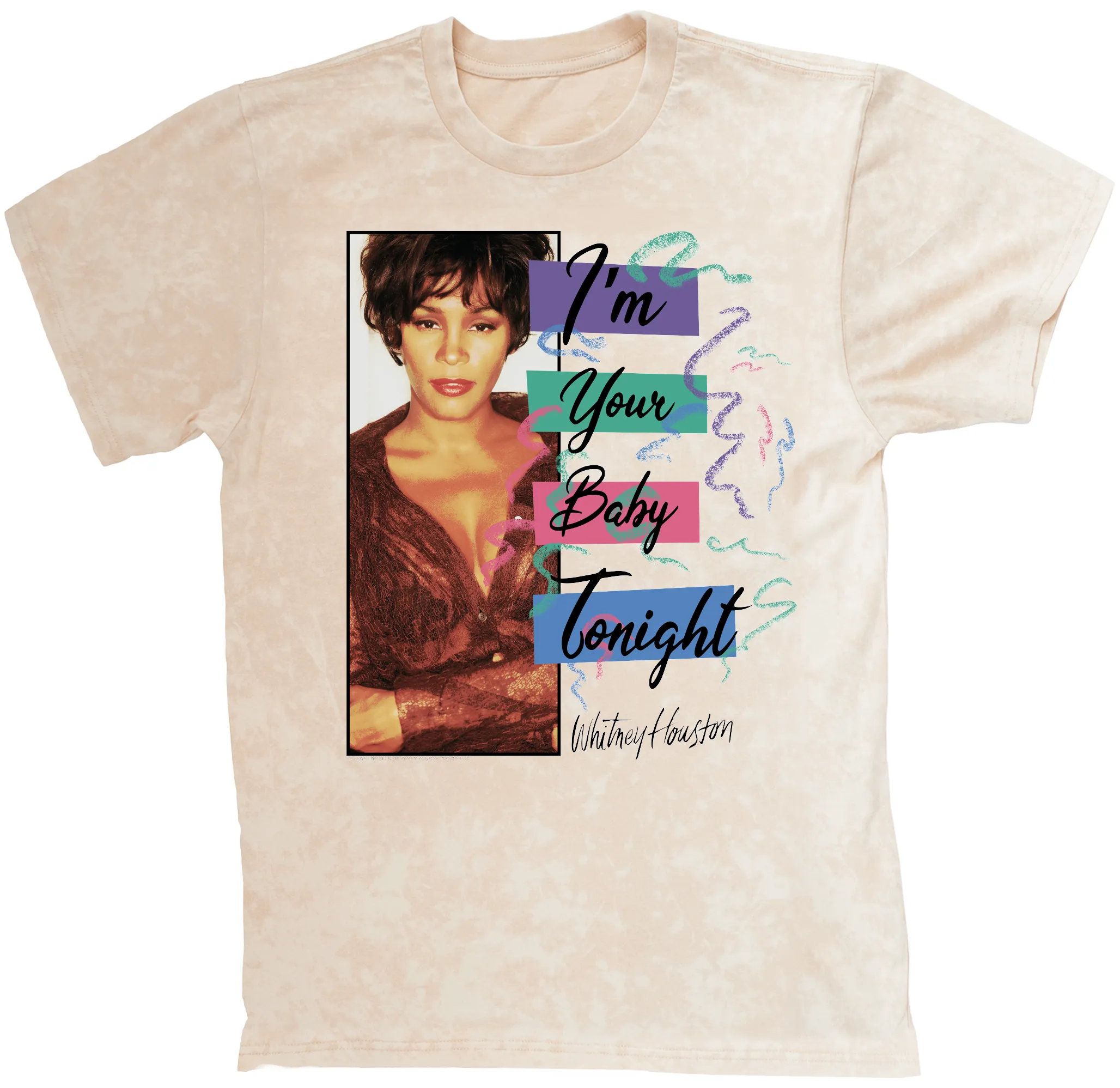 T-shirt | I'm Your Baby Tonight Pastel Party (Equineop Exclusive) Mineral Wash Shirt