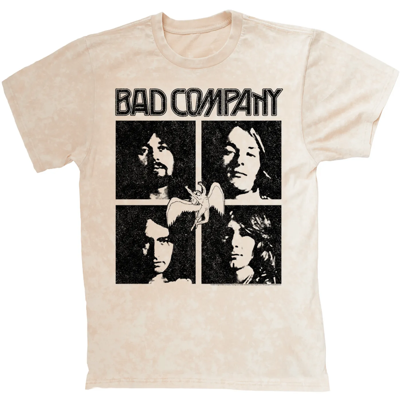 Bad Company T-shirt | The Early Years Band Design Bad Company Mineral Wash Shirt