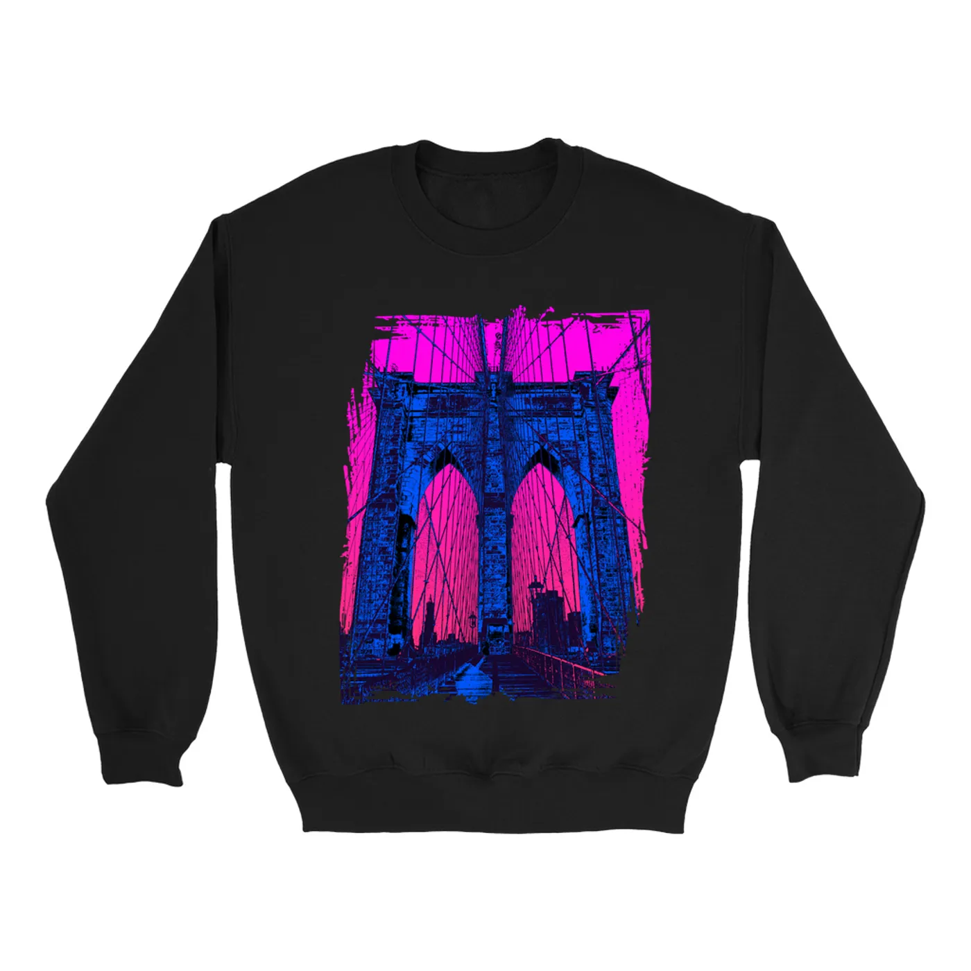 Merchbar Famous Landmarks Sweatshirt | Brooklyn Bridge Merchbar Famous Landmarks Shirt