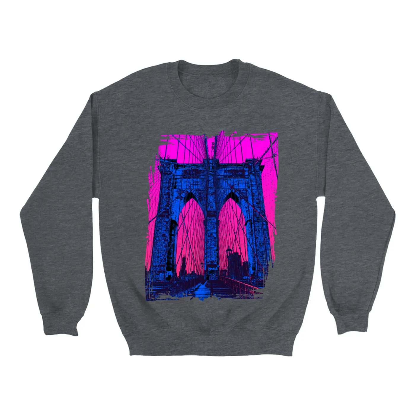 Merchbar Famous Landmarks Sweatshirt | Brooklyn Bridge Merchbar Famous Landmarks Shirt
