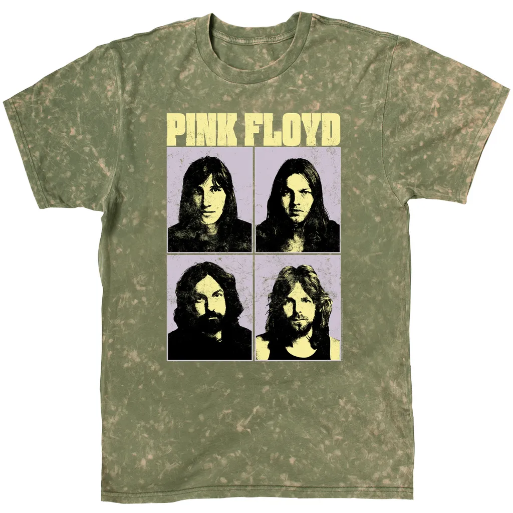 T-shirt | Meddle Group Photo Pastel Image Distressed (Equineop Exclusive) Mineral Wash Shirt