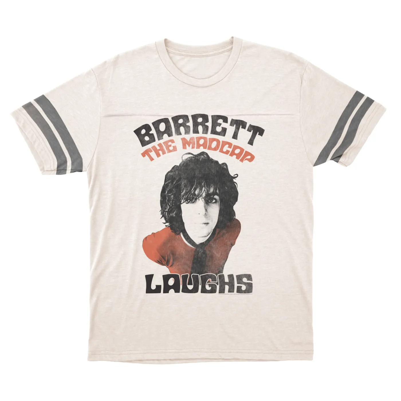Syd Barrett T-Shirt | Vintage Distressed Vintage Madcap Laughs Syd Barrett Football Shirt