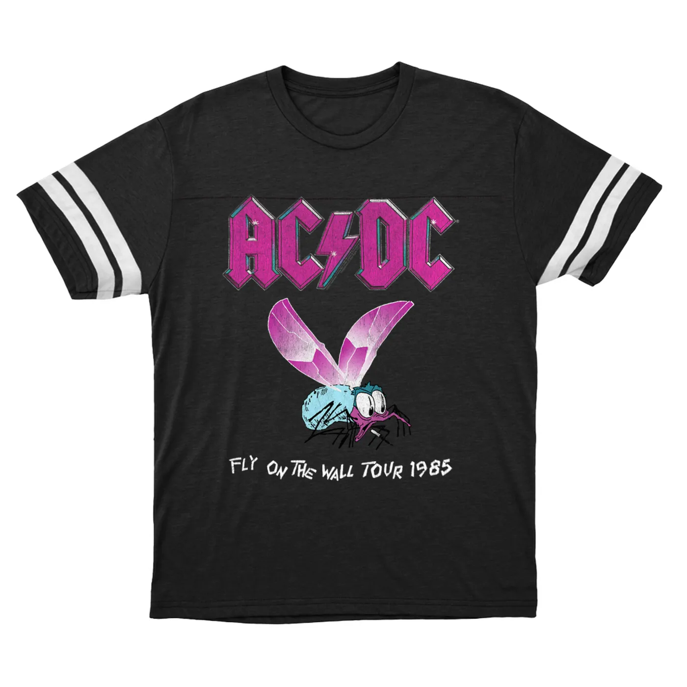 AC/DC T-Shirt | Fly On The Wall Tour 1985 (Merchbar Exclusive) ACDC Football Shirt