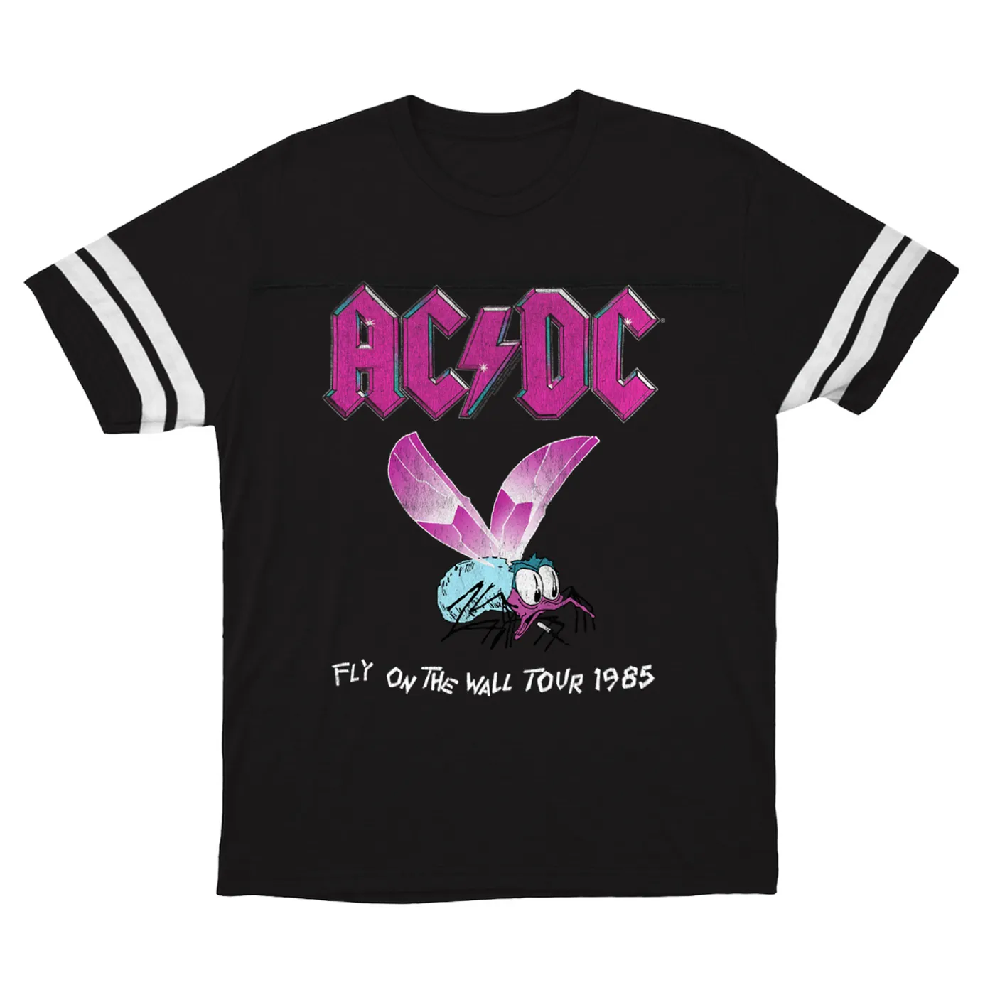 AC/DC T-Shirt | Fly On The Wall Tour 1985 (Merchbar Exclusive) ACDC Football Shirt