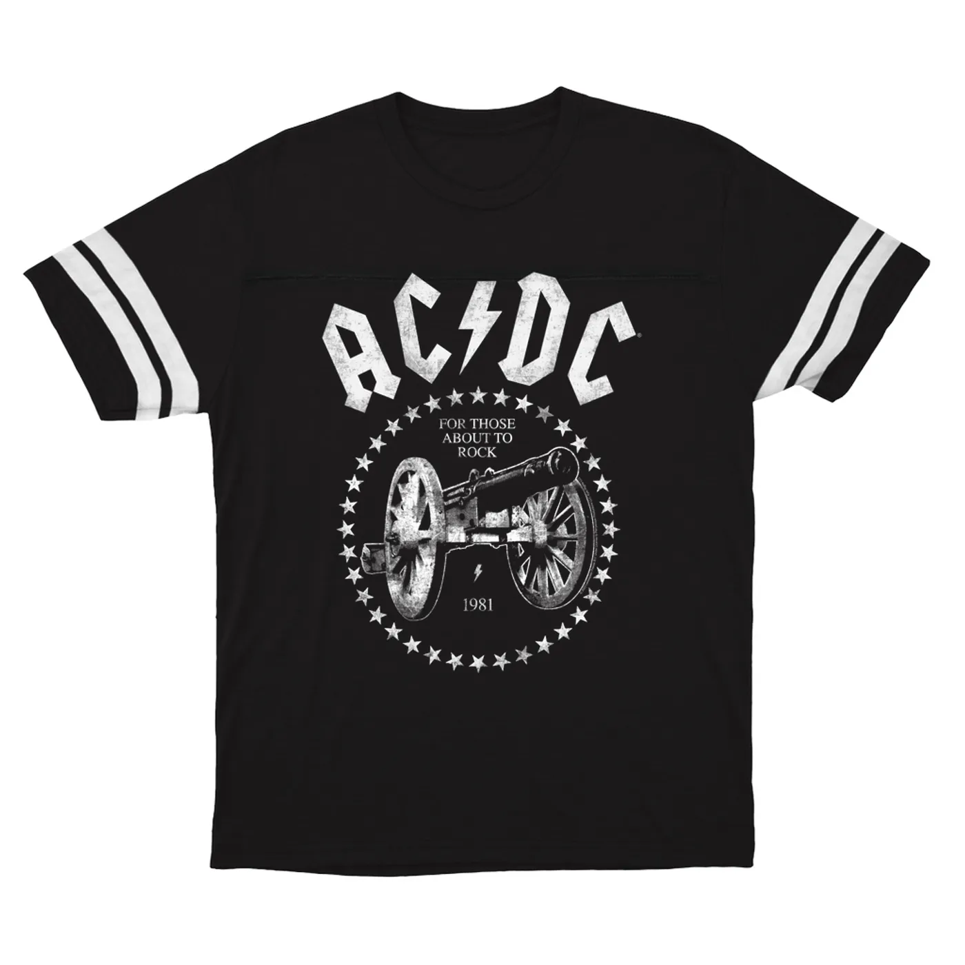 AC/DC T-Shirt | For Those About To Rock 1981 (Merchbar Exclusive) ACDC Football Shirt