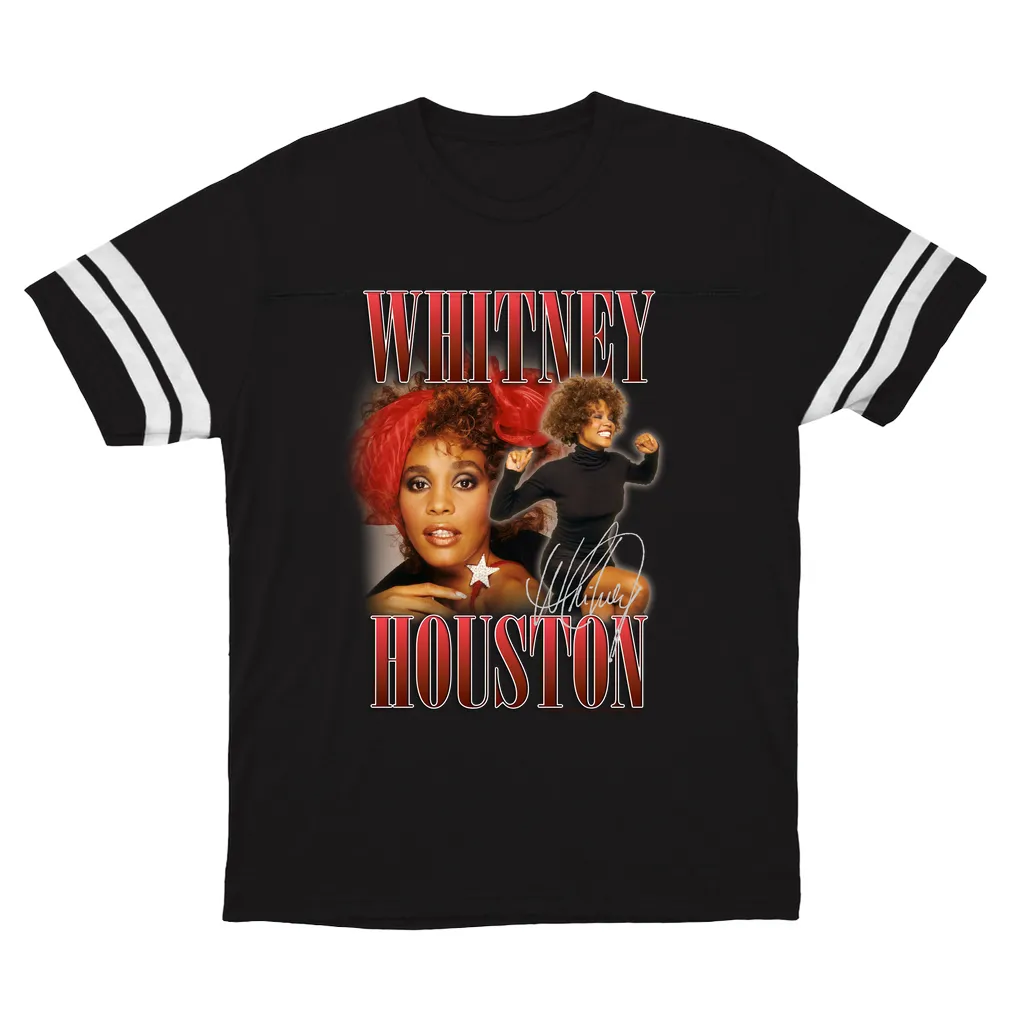 T-Shirt | Red Collage Design Football Shirt