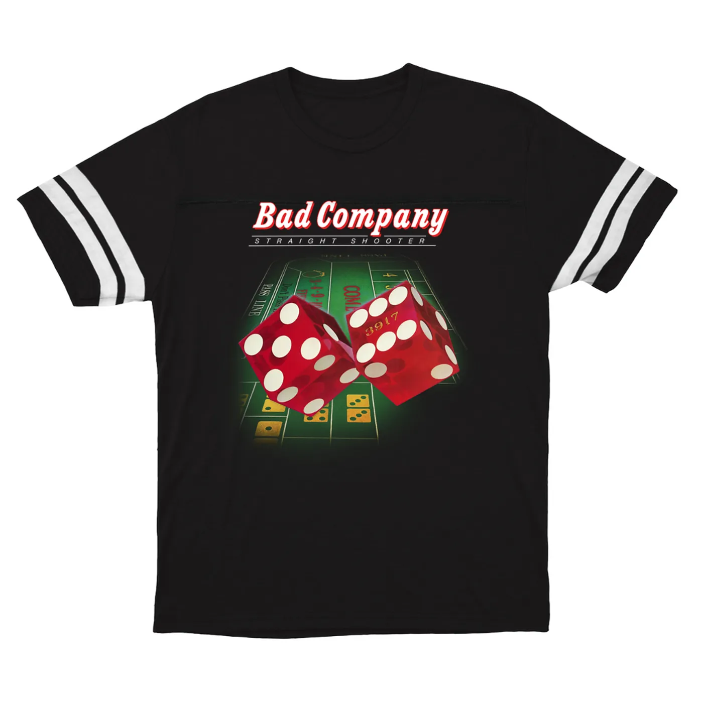 Bad Company T-Shirt | Straight Shooter Album Cover Bad Company Football Shirt