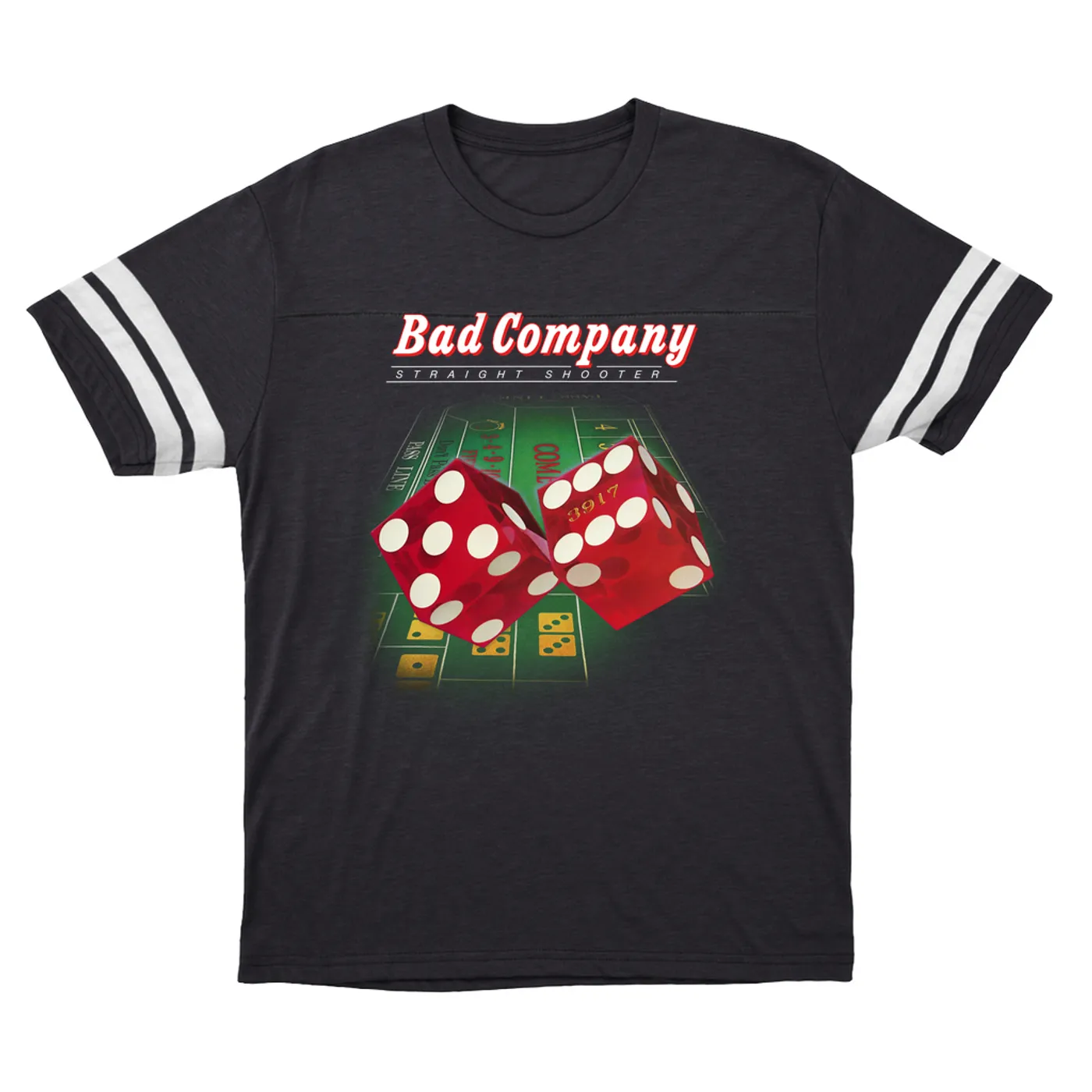 Bad Company T-Shirt | Straight Shooter Album Cover Bad Company Football Shirt