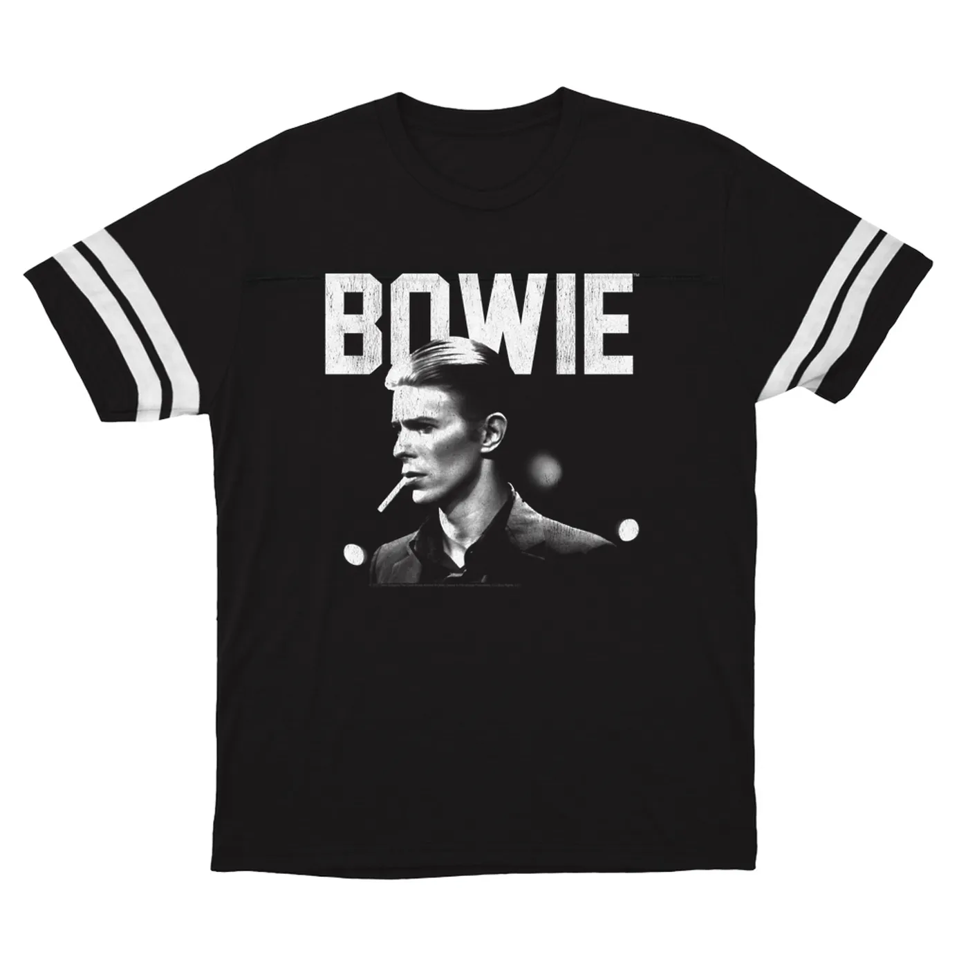David Bowie T-Shirt | Bowie's The Man Who Fell To Earth Design (Merchbar Exclusive) David Bowie Football Shirt