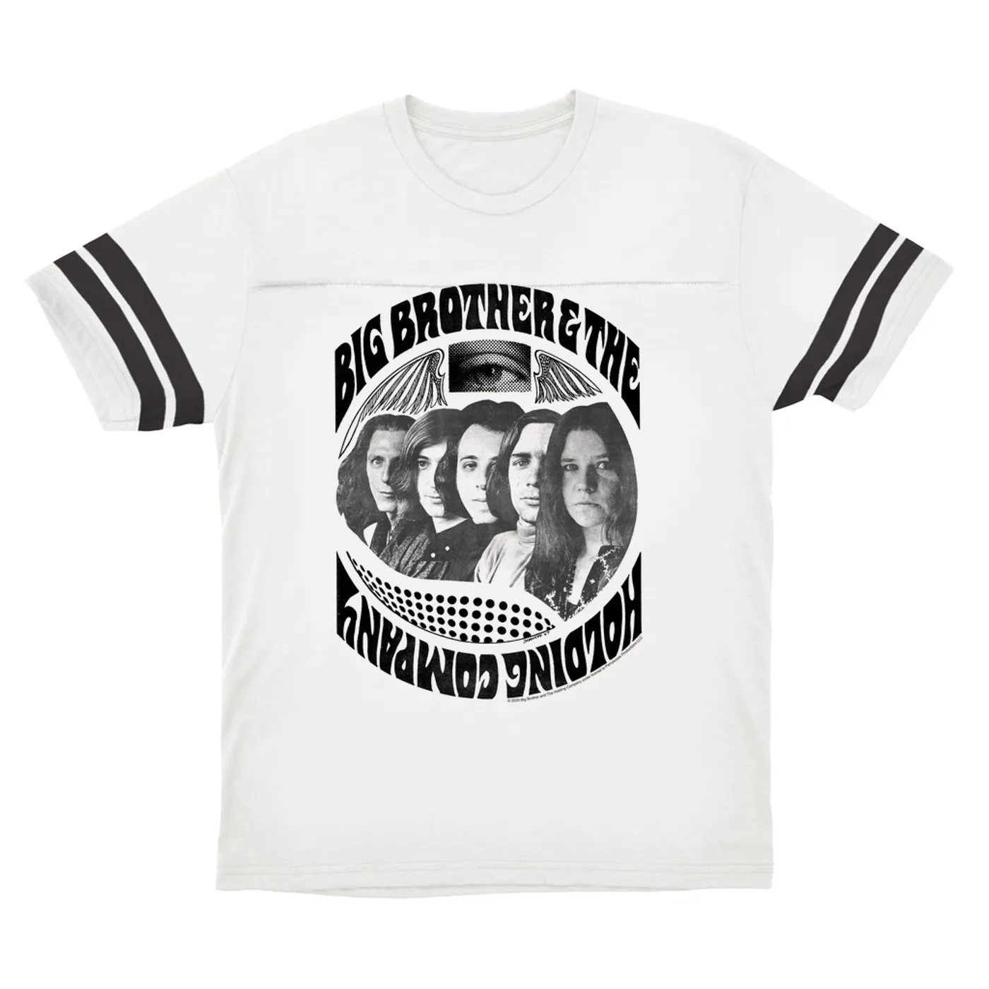 Big Brother and The Holding Co. T-Shirt | Big Brother & The Holding Company Feat. Janis Joplin 1967 Poster (Merchbar Exclusive) Big Brother and The Holding Co. Football Shirt