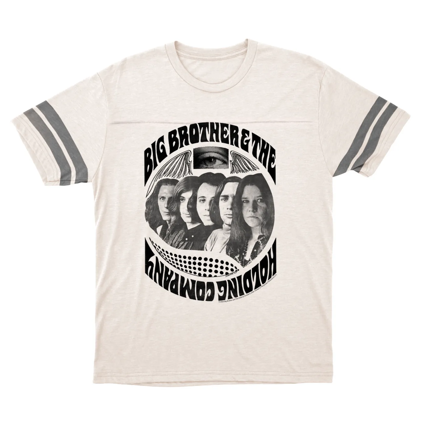 Big Brother and The Holding Co. T-Shirt | Big Brother & The Holding Company Feat. Janis Joplin 1967 Poster (Merchbar Exclusive) Big Brother and The Holding Co. Football Shirt