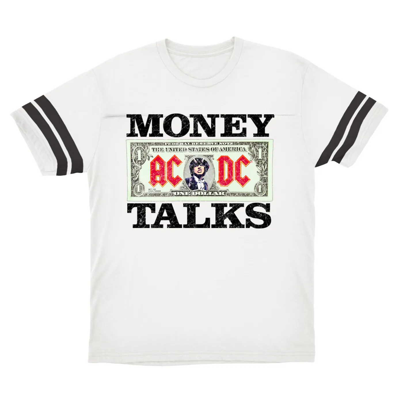 AC/DC T-Shirt | Money Talks Design (Merchbar Exclusive) ACDC Football Shirt