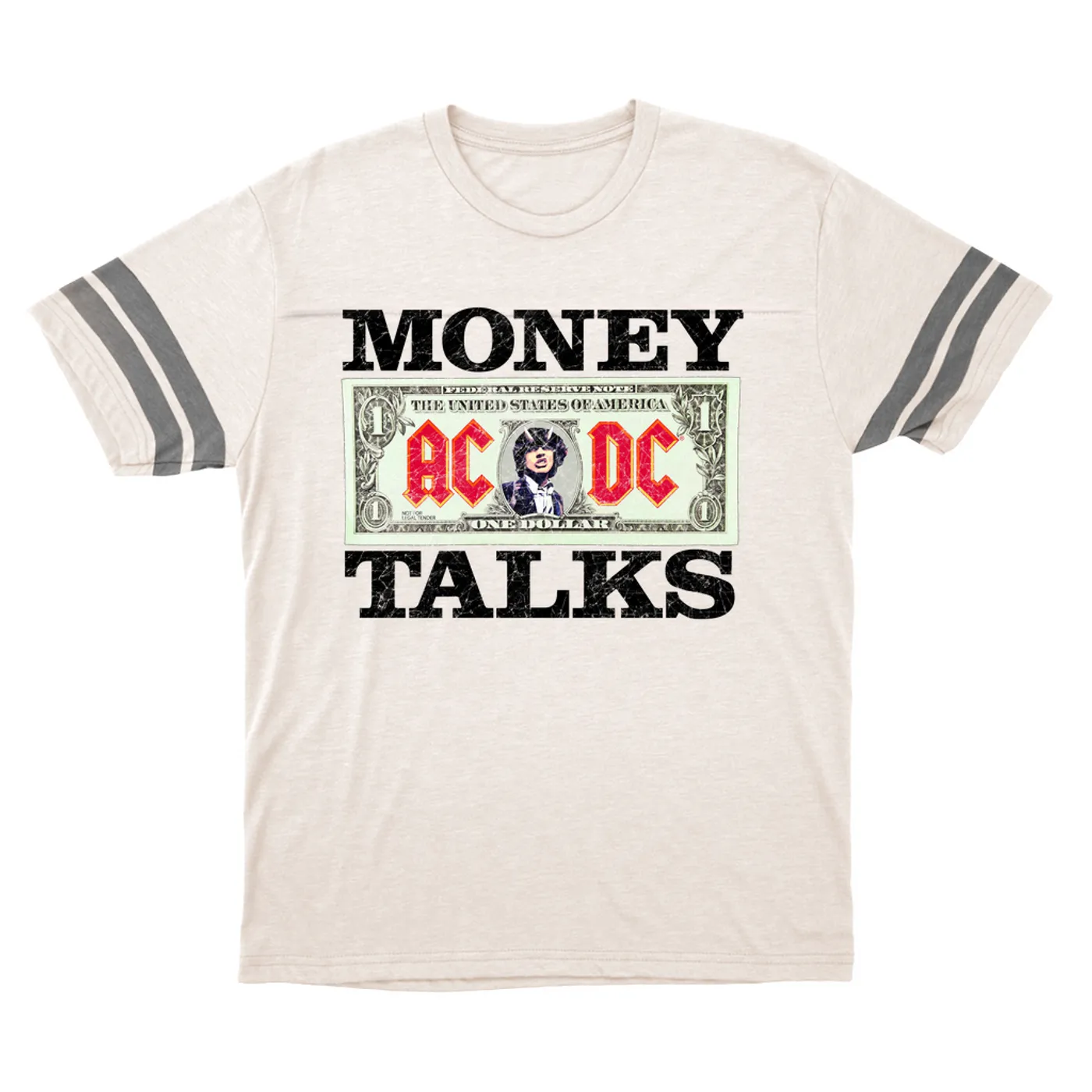 AC/DC T-Shirt | Money Talks Design (Merchbar Exclusive) ACDC Football Shirt