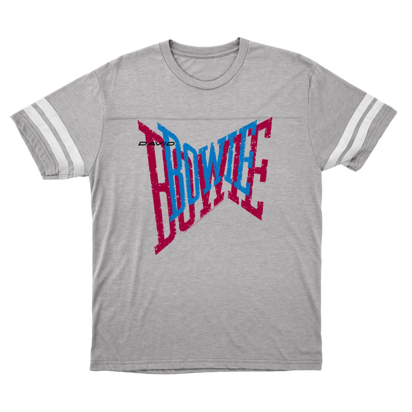 David Bowie T-Shirt | David Bowie Double Logo (Merchbar Exclusive) David Bowie Football Shirt