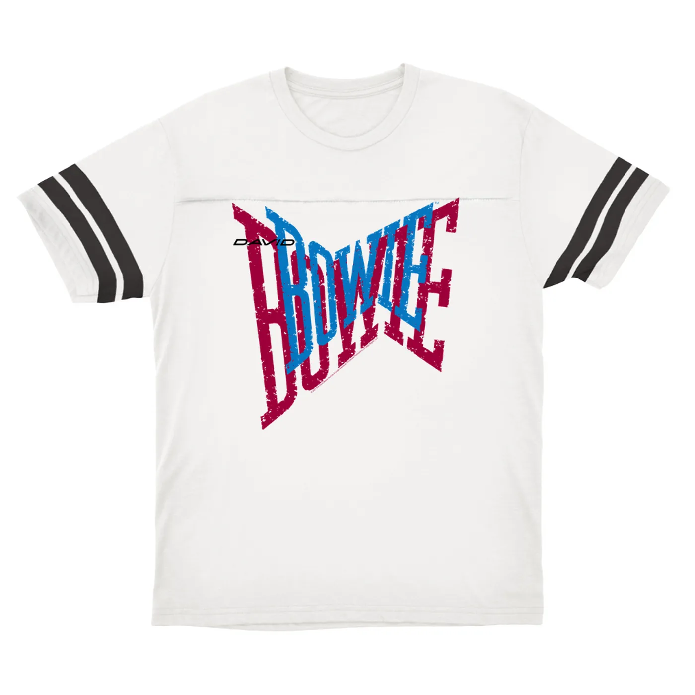 David Bowie T-Shirt | David Bowie Double Logo (Merchbar Exclusive) David Bowie Football Shirt