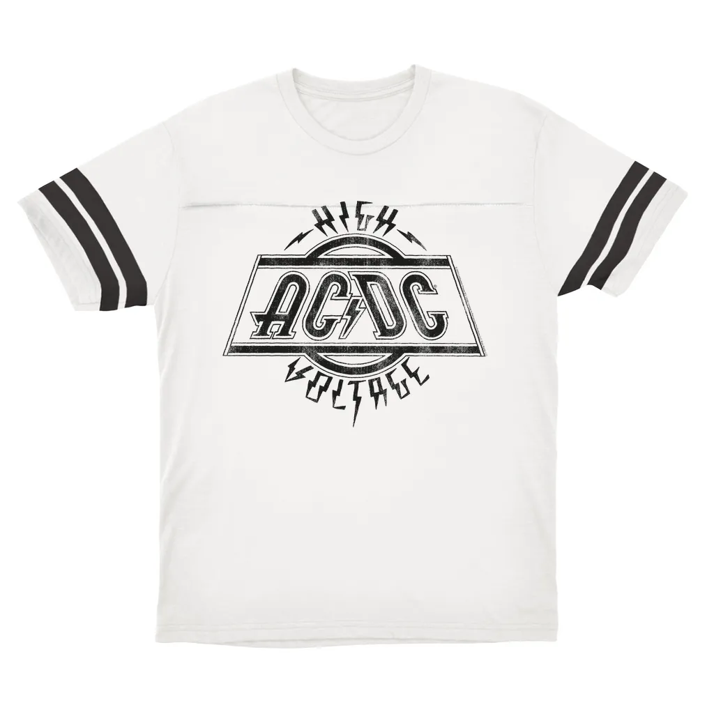 T-Shirt | High Voltage Logo Distressed (Equineop Exclusive) Football Shirt