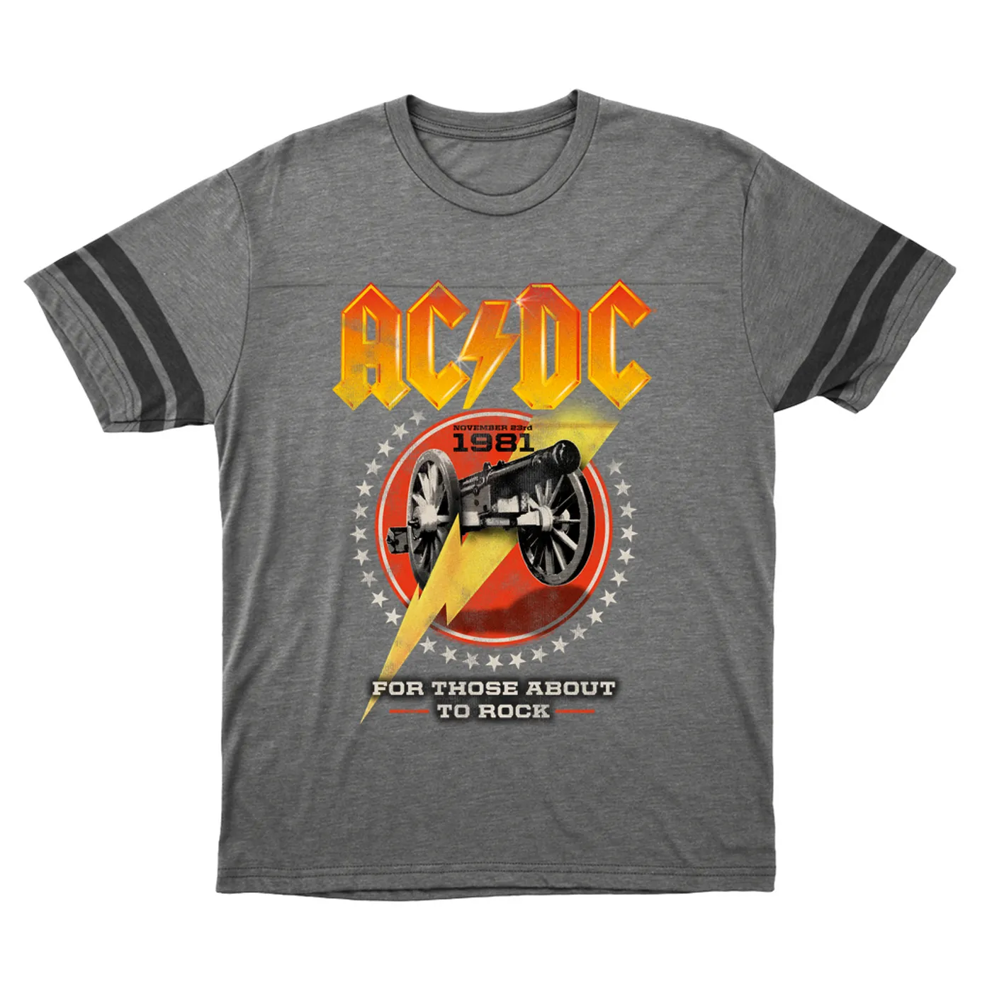 AC/DC T-Shirt | For Those About To Rock Tour 1981 (Merchbar Exclusive) ACDC Football Shirt