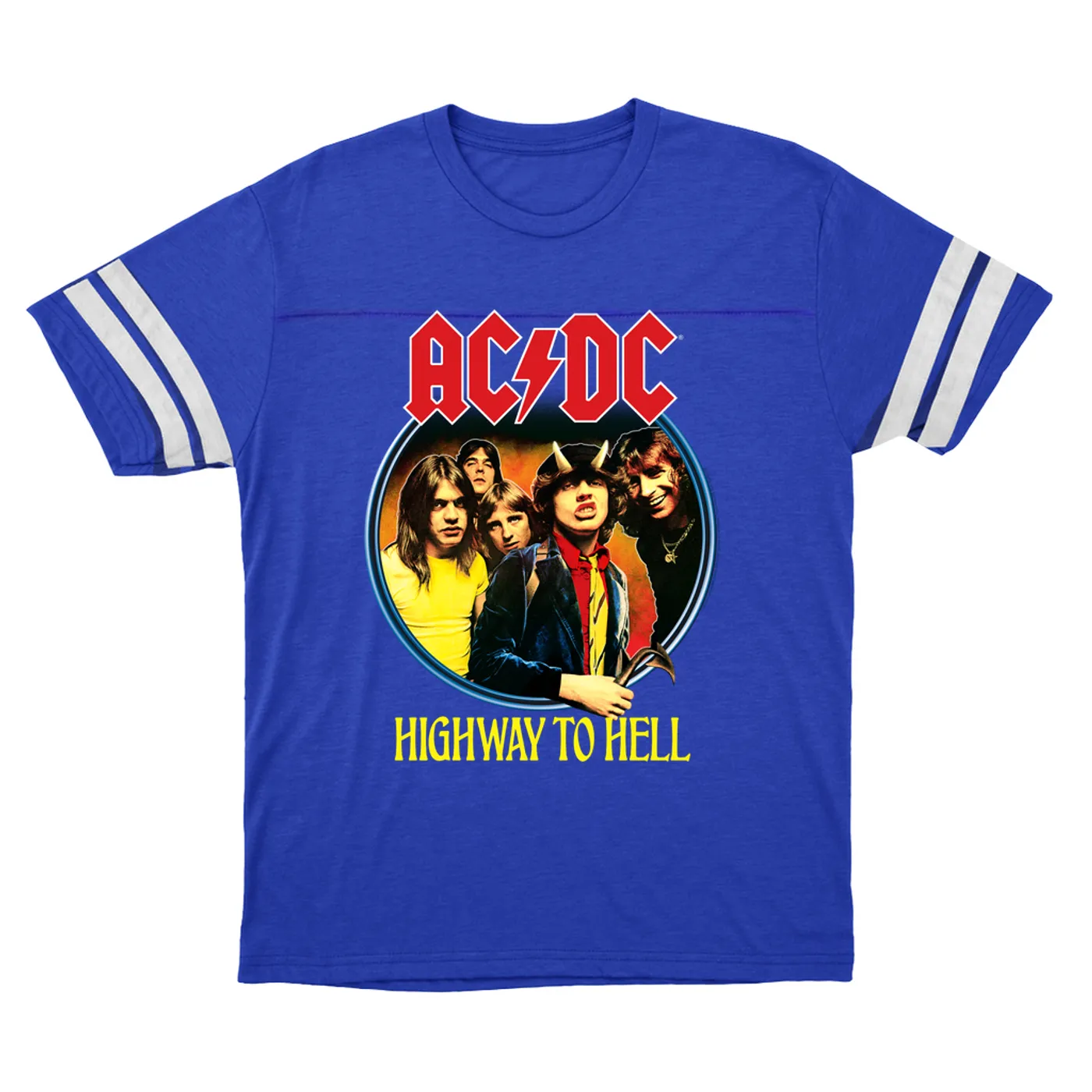 AC/DC T-Shirt | Highway To Hell Group Design (Merchbar Exclusive) ACDC Football Shirt