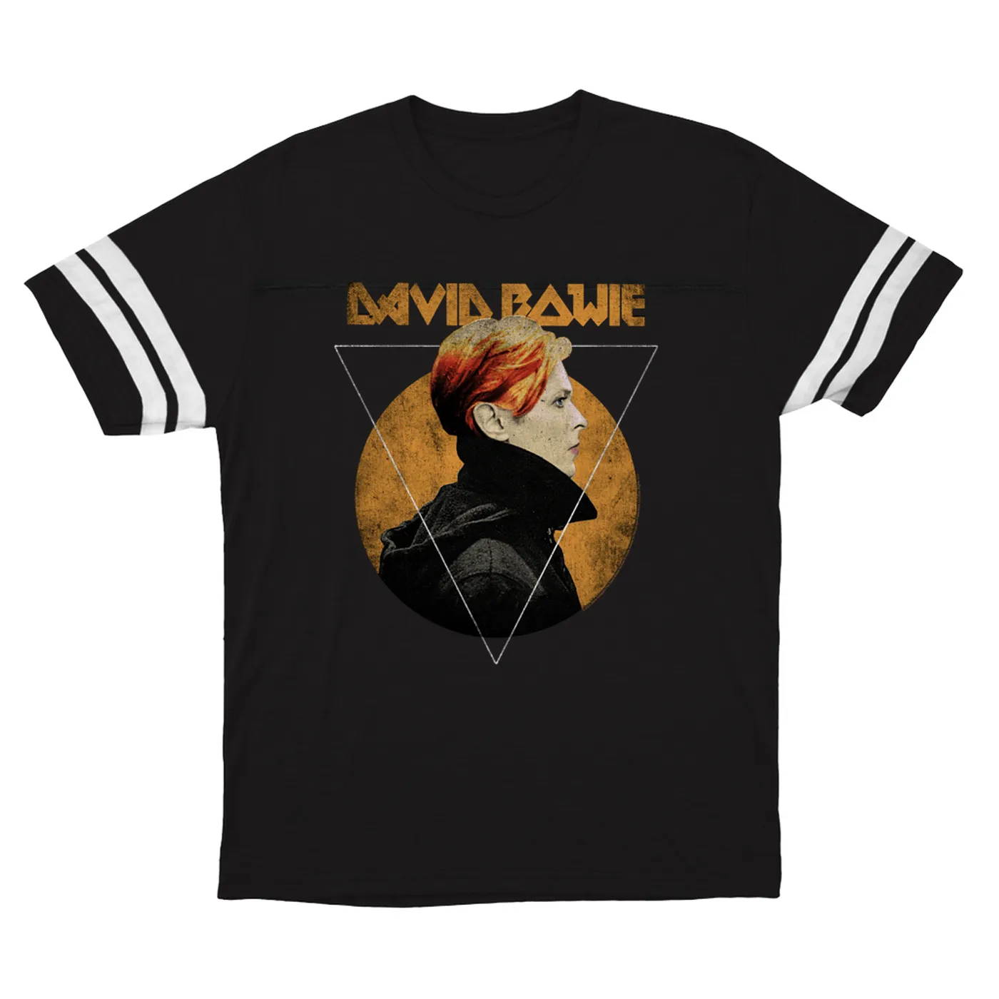 David Bowie T-Shirt | Low Album Art Design Distressed (Merchbar Exclusive) David Bowie Football Shirt