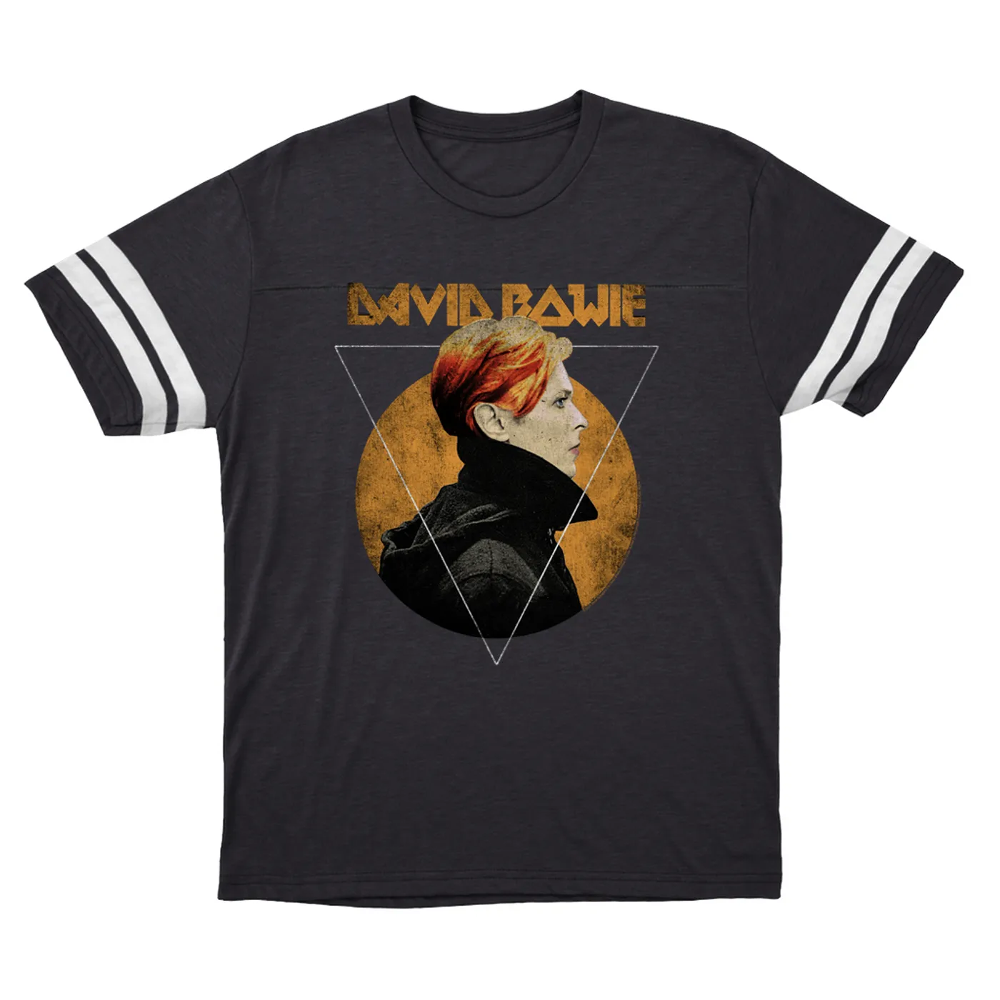 David Bowie T-Shirt | Low Album Art Design Distressed (Merchbar Exclusive) David Bowie Football Shirt