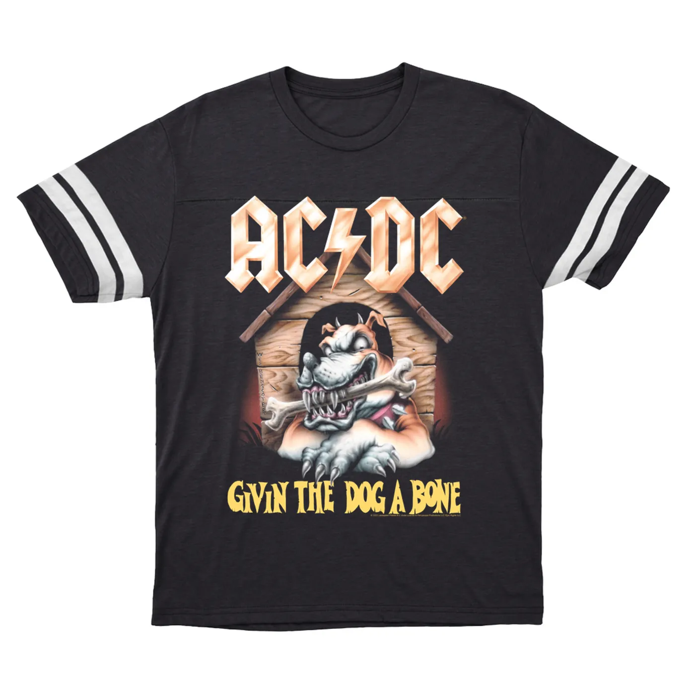 AC/DC T-Shirt | Givin The Dog A Bone Design ACDC Football Shirt