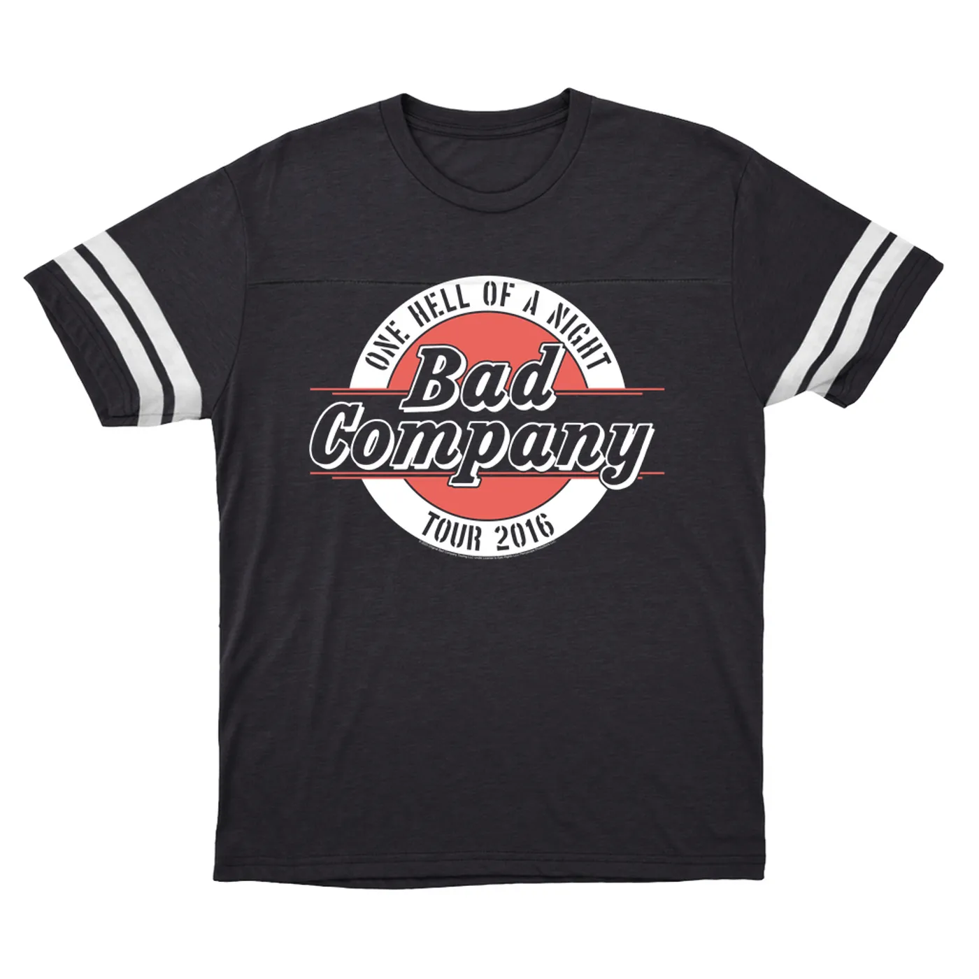 Bad Company T-Shirt | One Hell Of A Night 2016 Tour Bad Company Football Shirt