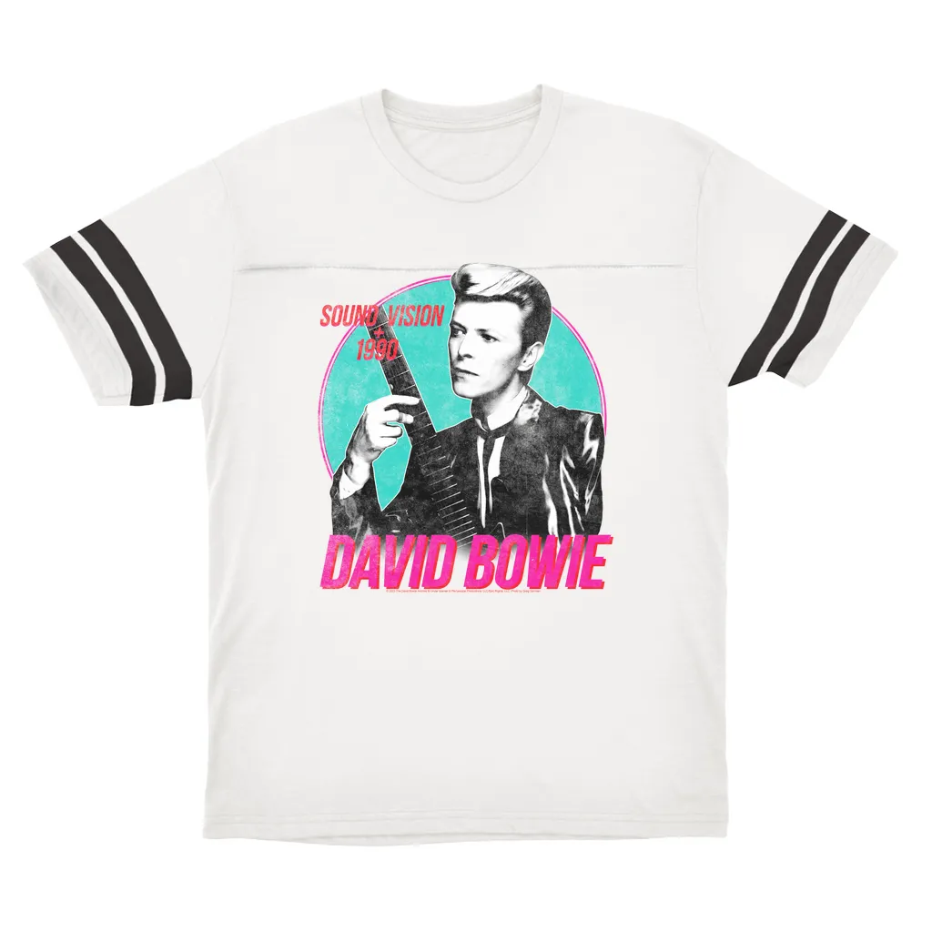 T-Shirt | Sound + Vision 1990 Powerful Pink Design Distressed (Equineop Exclusive) Football Shirt