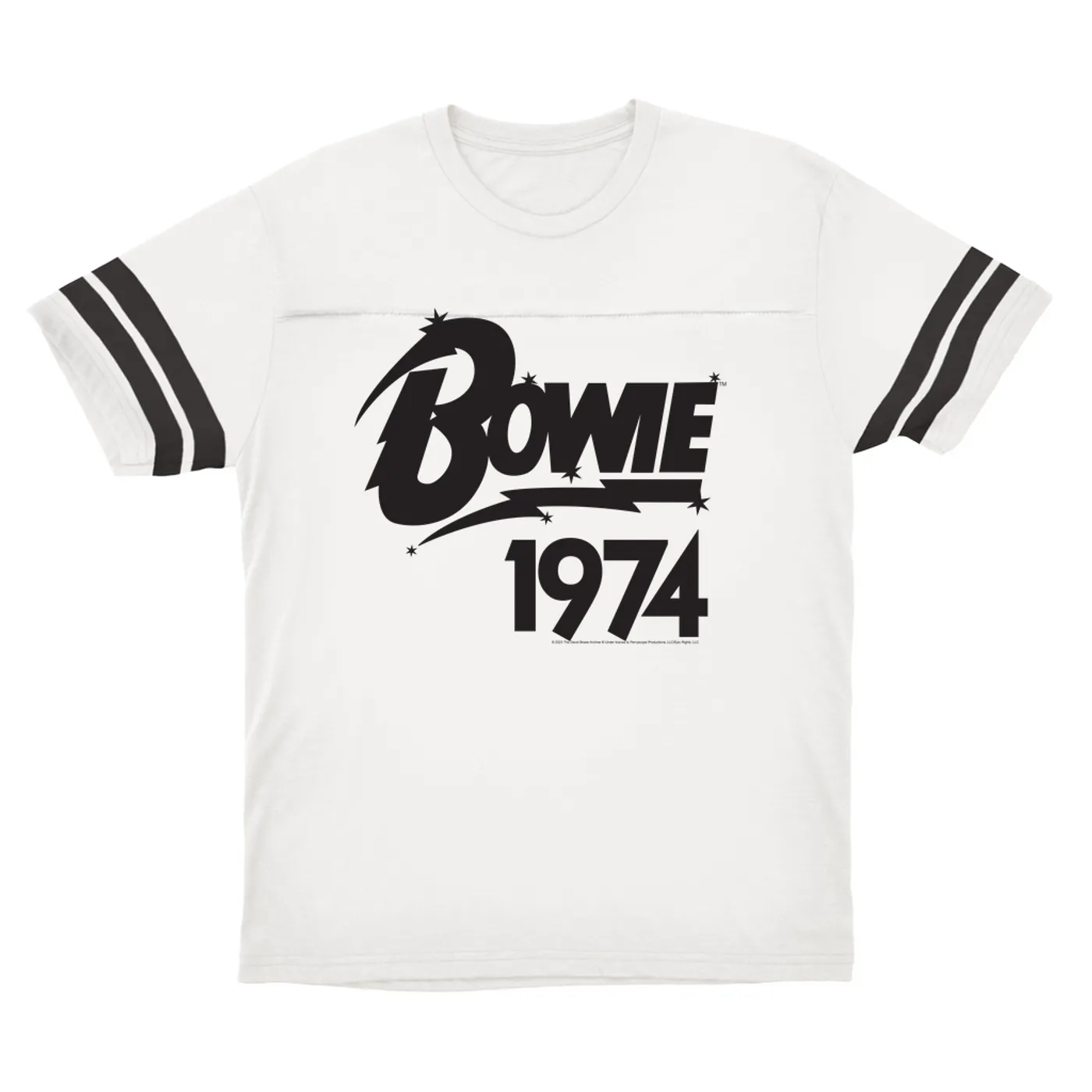 David Bowie T-Shirt | Bowie 1974 Logo (Merchbar Exclusive) David Bowie Football Shirt